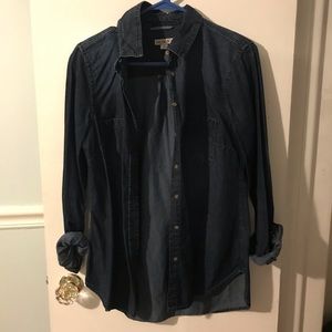 Button up jean shirt